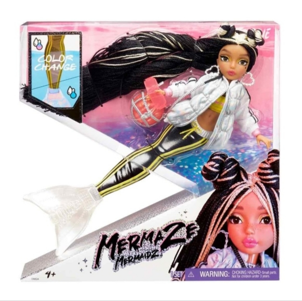 Mermaze Mermaidz Color Change Jordie Mermaid Fashion Doll with Accessories